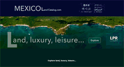 Desktop Screenshot of mexicolandcatalog.com