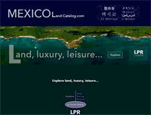 Tablet Screenshot of mexicolandcatalog.com